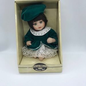 Collectible Memories Handcrafted Jointed Bisque Porcelain Doll NWB
